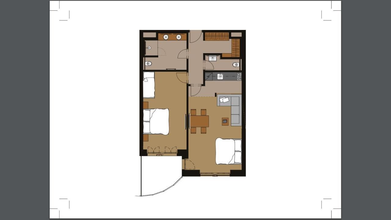 Appartement met 2 slaapkamers