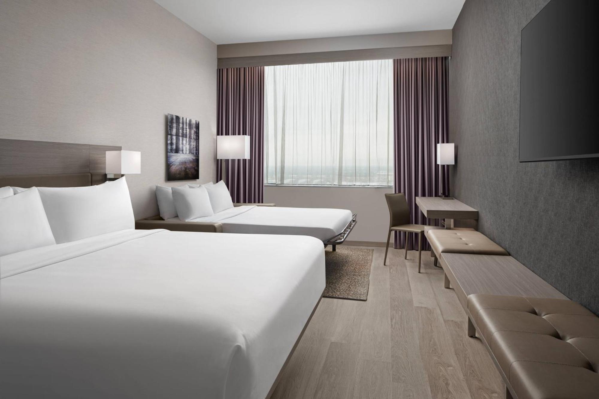King Guest Room with Sofa Bed and City View