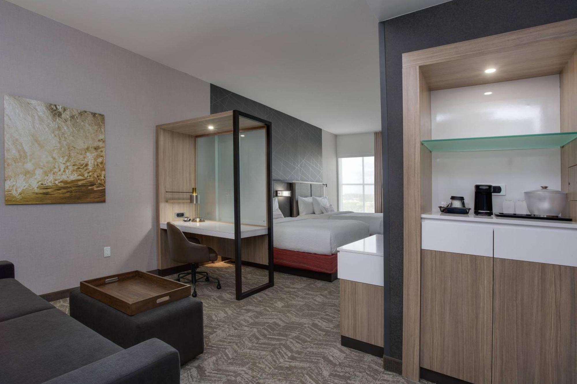 Queen Suite with Two Queen Beds and Trundle Sofa