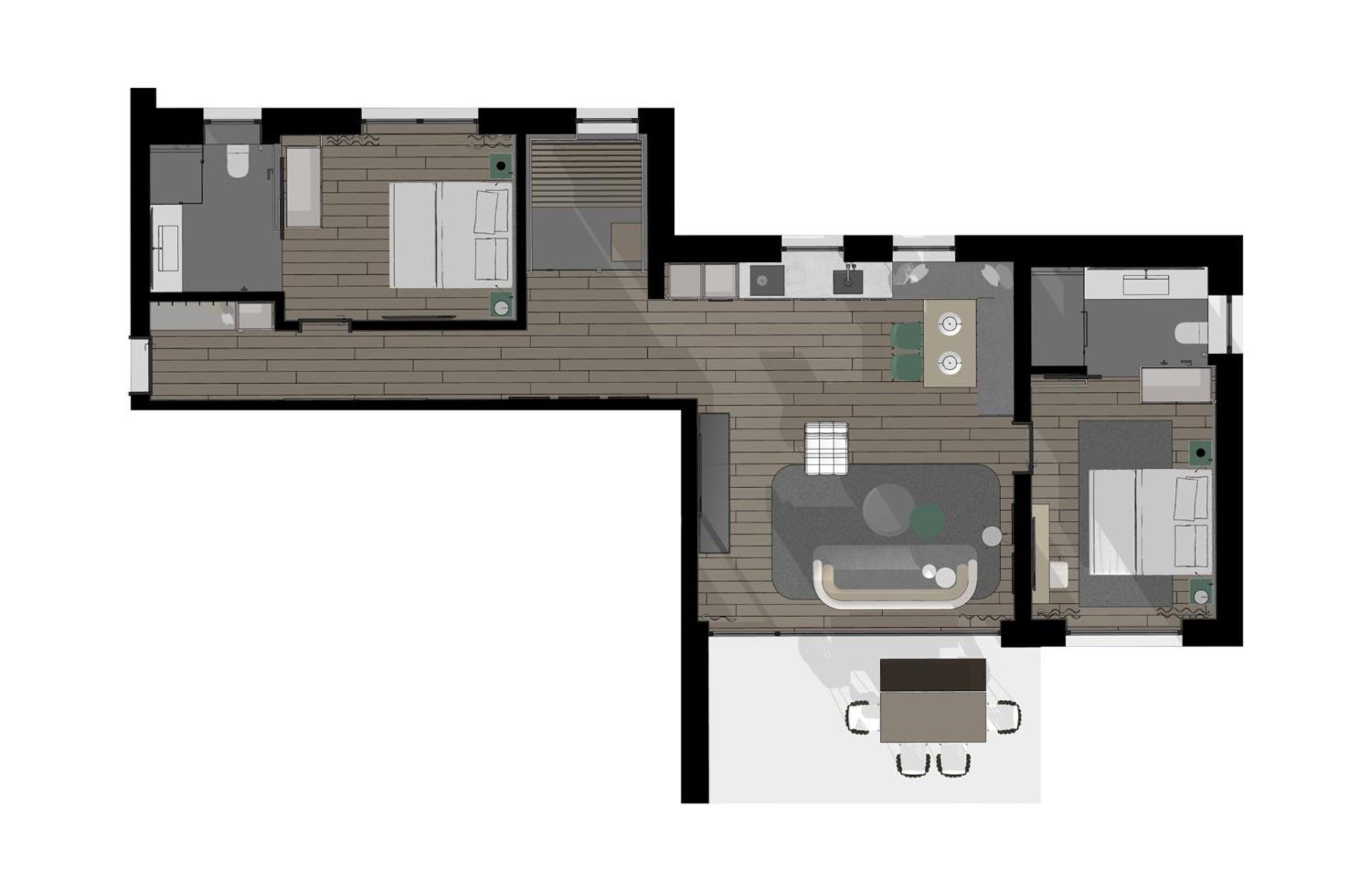 Apartment Sauna