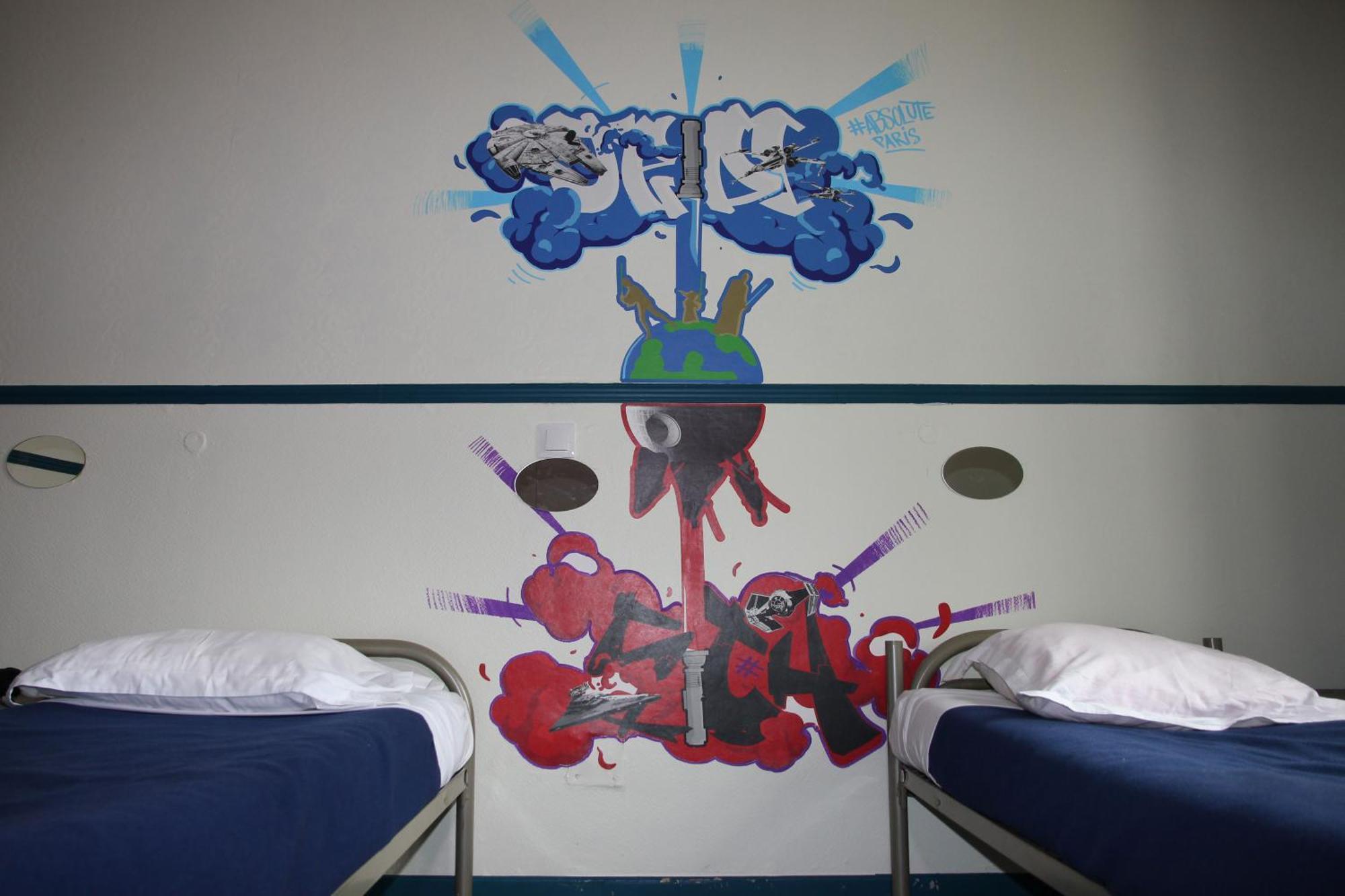 Bed in Gemengde Slaapzaal met 3 bedden met Douche