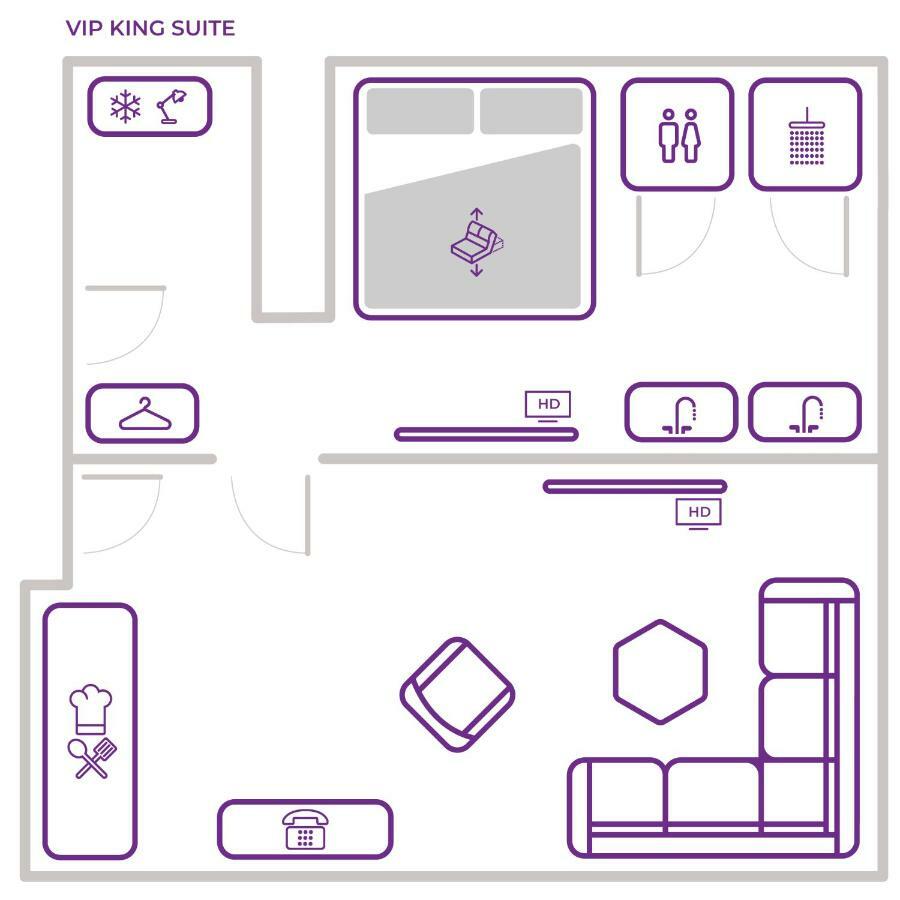 Suíte VIP com Cama King-size