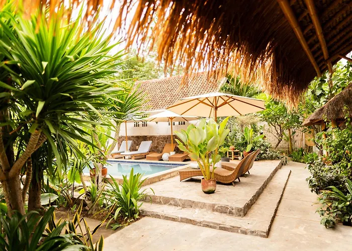 Buena Vibra Bungalows With Quiet Garden Gili Air