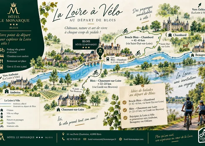 Logis Hotel Restaurant Le Monarque 30 Parking Velos Securise